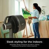 Shark FlexBreeze Pedestal Fan Black 13 inch, imported from the UK