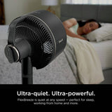 Shark FlexBreeze Pedestal Fan Black 13 inch, imported from the UK