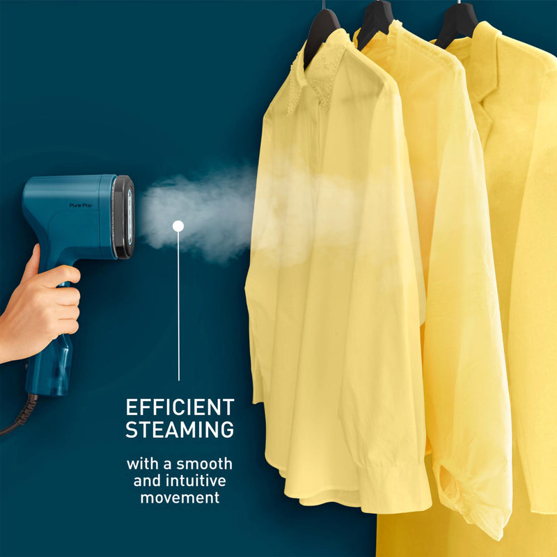 Tefal handheld garment steamer Alpine Blue (British brand)