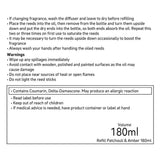 Habitat Scented Diffuser Refill Patchouli and Amber 180ml, UK version