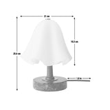 Habitat Morris & Co. opal glass table lamp, UK version