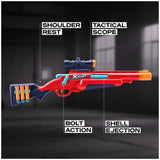 Xshot Excel-S1 bolt action blaster with 16 darts (British brand)