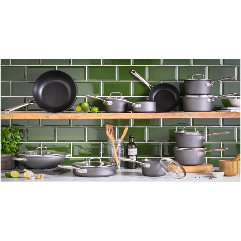 Habitat hard anodised aluminium saucepan set 3 piece, UK version