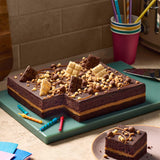 Sainsburys Sainsbury's Taste the Difference Fully Loaded Chocolate Brownie Traybake 1.63kg- Buy online at McGrocer