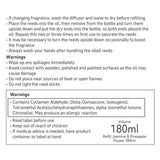 Habitat Scented Diffuser Refill Jasmine Pineapple 180ml, UK version