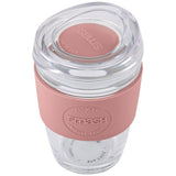 Smash Glass reusable coffee cup pink travel mug (British brand)