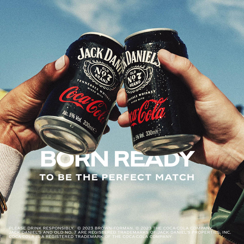 Jack Daniel's & Coca-Cola pre-mixed cocktail 6x250ml, UK version