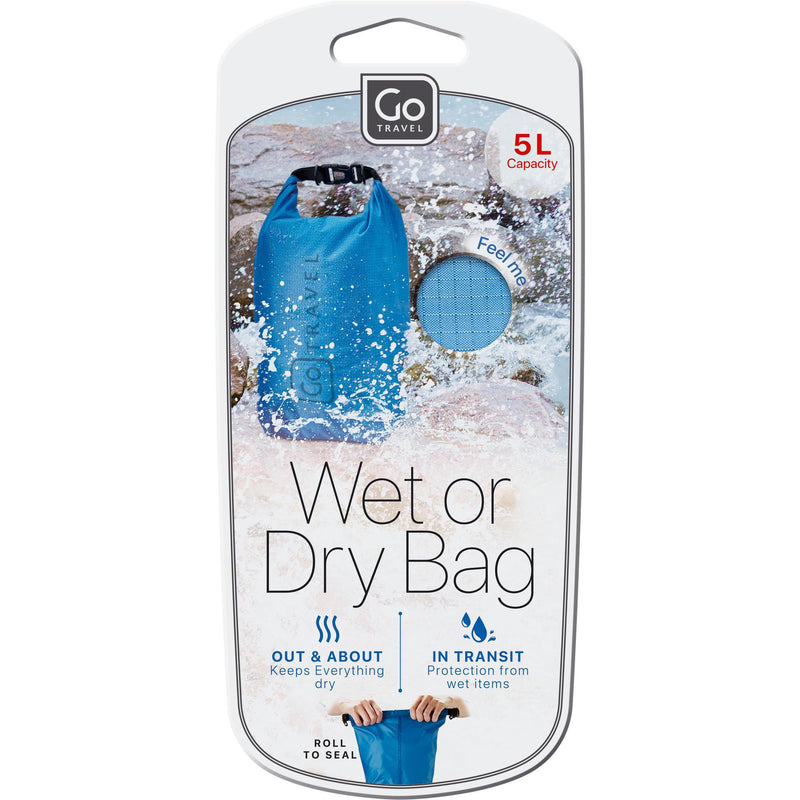 Go Travel wet dry bag blue 5L (British brand)