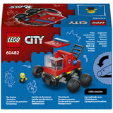 LEGO City Fire Engine toy building set with firefighter minifigure - British product
