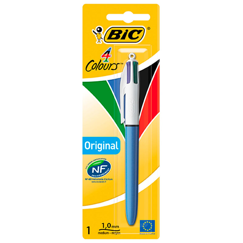 BIC 4 Colours ballpoint pen multi-coloured ink - British product