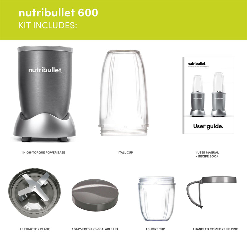 Nutribullet Nutritional Blender 600 Series 680ml, imported from the UK