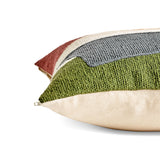Habitat cushion autumn abstract crewel pattern 43cm, UK version