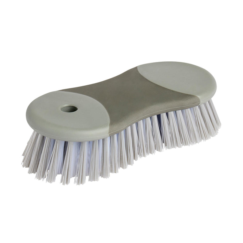 Sainsbury's Home Recycled Flat Scrubbing Brush - Grey