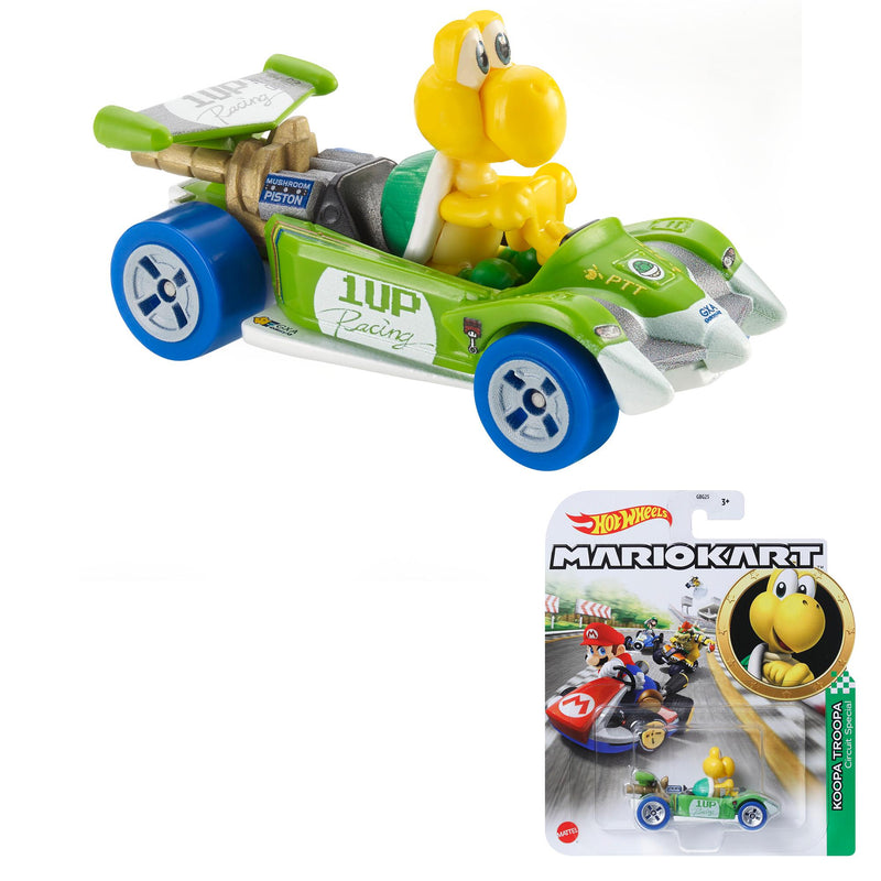 Hot Wheels Mario Kart die-cast vehicle assortment, UK version