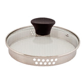 Habitat 16cm black saucepan with tempered glass lid, UK version