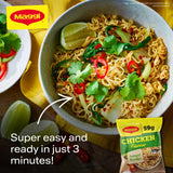 Maggi 3 Minute Instant Noodles Chicken Flavour 4x59g, imported from the UK