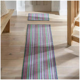 Sainsburys Sainsbury's Home Washable Bright Stripe Runner & Mat Set 180x57cm- Buy online at McGrocer