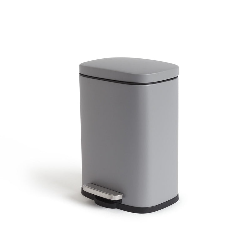 Habitat grey rectangular pedal bin - British product