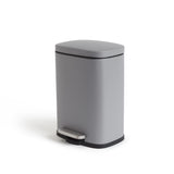 Habitat grey rectangular pedal bin - British product