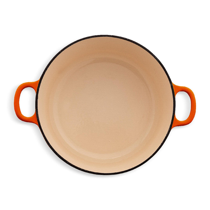 Habitat Cast Iron Casserole Dish Orange 3.3 Litre, UK version