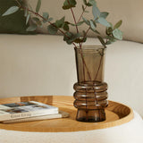 Habitat Green Glass Anillo Vase 25cm, UK version