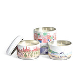 Habitat stacking tin candle set with four scents (British brand)