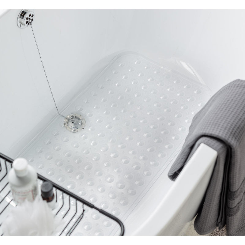 Sainsbury's Home clear PVC non-slip bath mat 38x70cm - British product