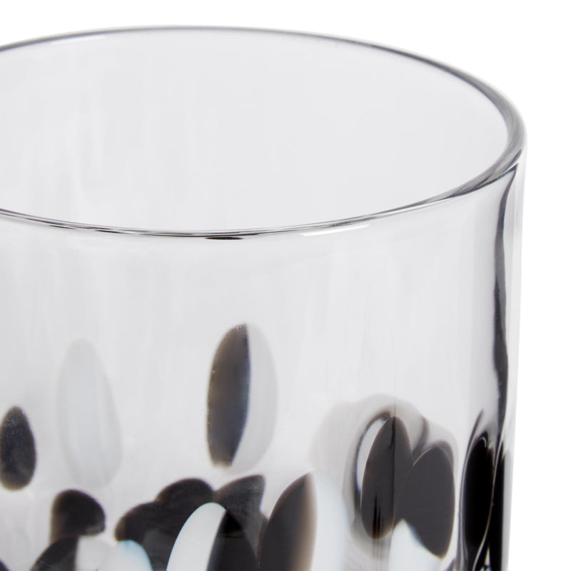 Habitat Confetti Tumbler Glass 290ml, imported from the UK