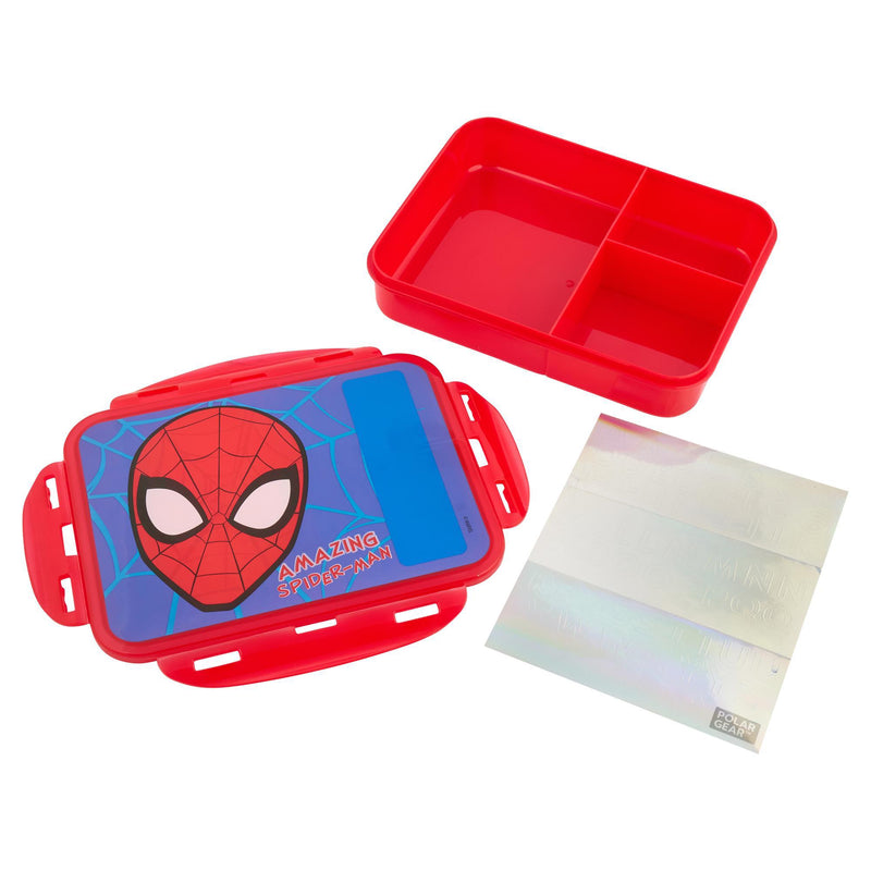 Spiderman Polar Gear Bento Lunch Box 1.2L (British brand)