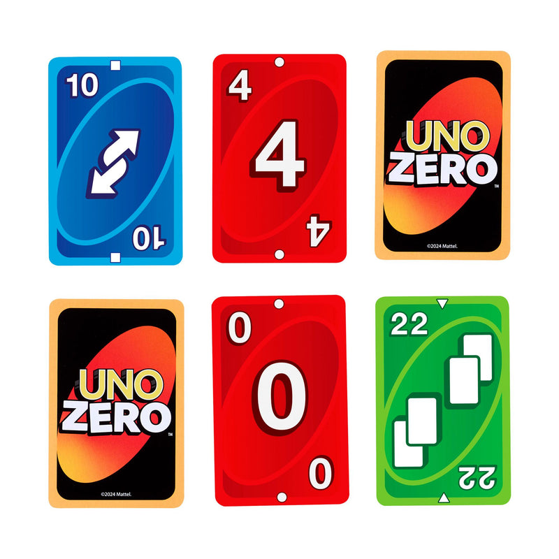 UNO Zero card game for families, UK version