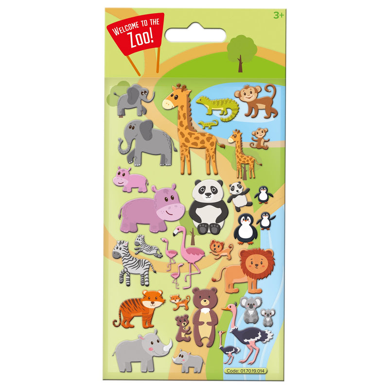 Paper Projects zoo stickers with cute animal designs (British brand)
