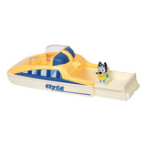 Bluey CityCat Boat with color-change figure, imported from the UK