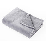 Sainsburys Sainsbury's Super Soft Fleece Throw Flint Grey 125x150cm- Buy online at McGrocer