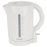 Cookworks white electric kettle 1.7L, imported from the UK