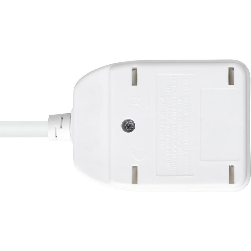 Masterplug Basic Single Socket Extension Lead 5m Cable, imported from the UK