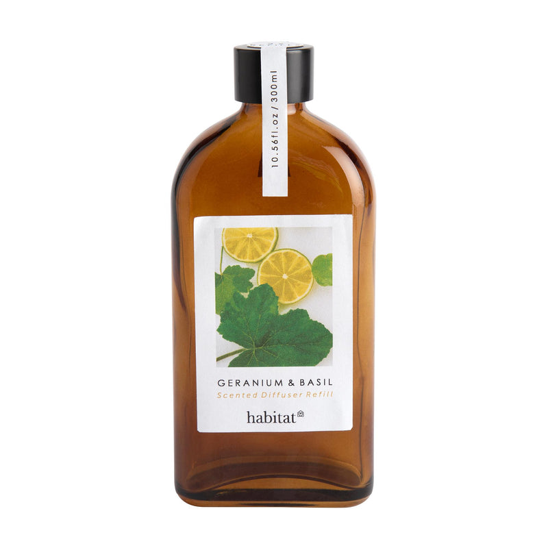 Habitat Geranium & Basil diffuser refill 300ml, UK version