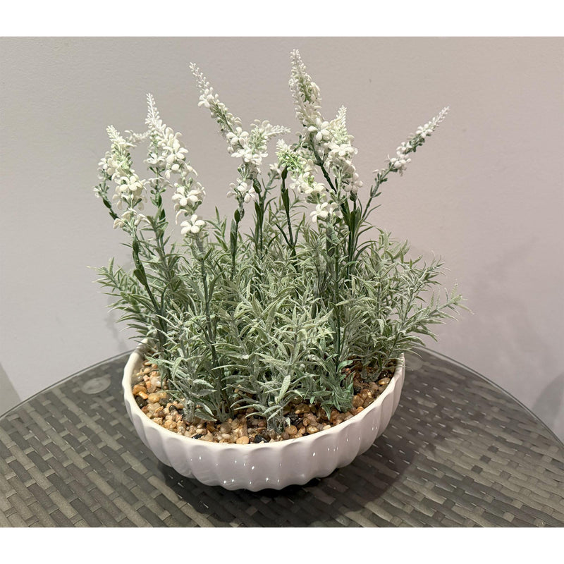 Garden XP artificial lavender bowl 32cm (British brand)