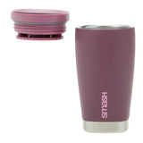 Smash Burgundy Travel Mug Stainless Steel Construction (British brand)