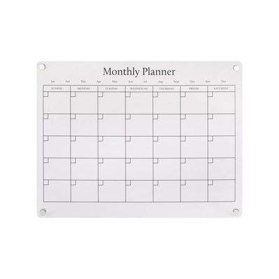 Sainsburys Sainsbury's Home Acrylic Monthly Magnetic Planner 30 x 40cm- Buy online at McGrocer