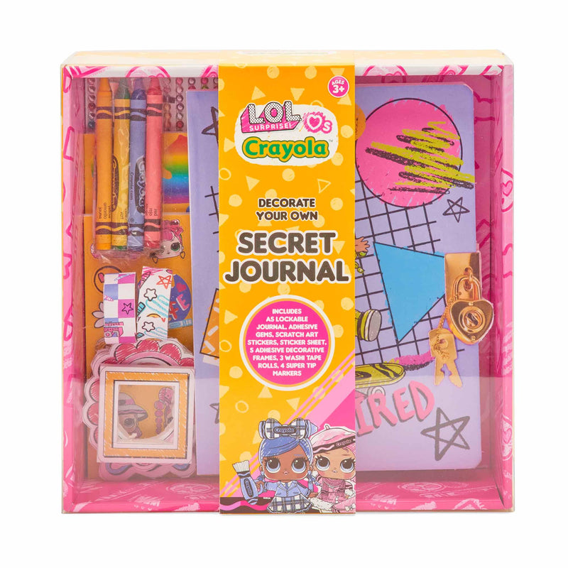 L.O.L. Surprise Loves Crayola DIY Journal A5, UK version