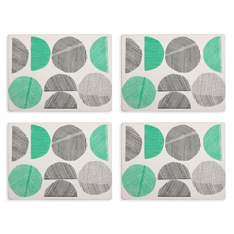 Habitat Linear Circles Placemats Pack of 4, UK version