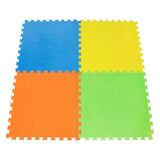 Sainsburys Chad Valley Foam Protector Tumbler Mats Set of 4 Interlocking Foam Play Mats 118x118x1cm- Buy online at McGrocer