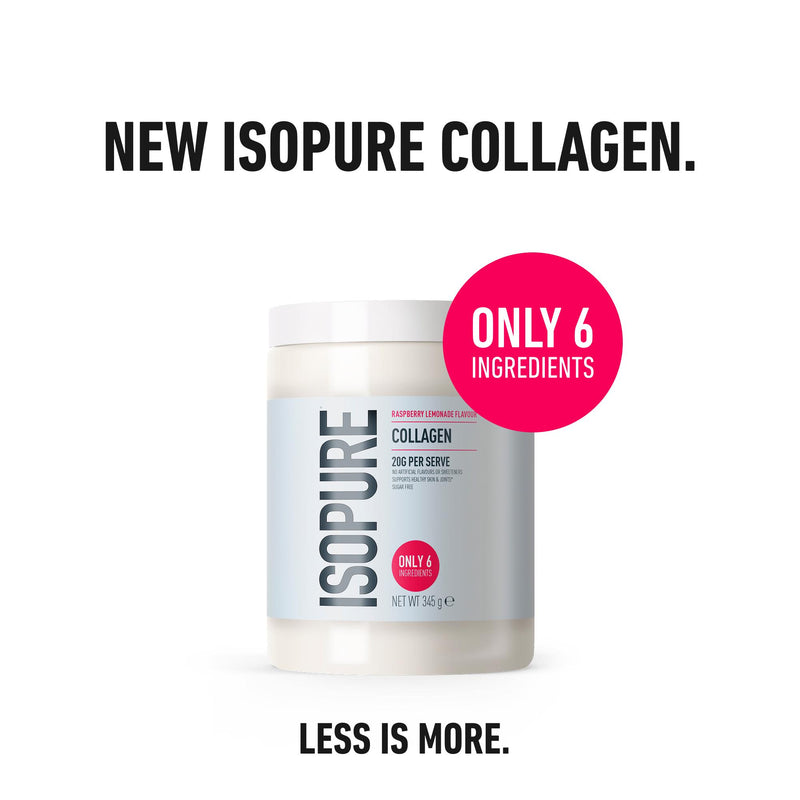 Isopure Raspberry Lemonade Collagen Powder 345g, UK version