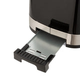 Cookworks illuminated black 2 slice toaster - British product