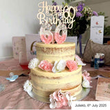 Sainsbury's two-tier vanilla naked cake 2.2kg, UK version
