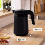 Bosch MyMoment Excite Black Electric Kettle 1.7L - British product