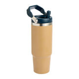 Sainsbury's Home tan swivel handle travel cup 880ml - British product