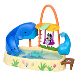 Bluey Whale Water Park playset and color-change figure toy (British brand)