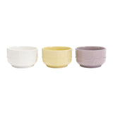 Habitat white ceramic cereal bowl stoneware texture , UK version