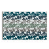 Sainsburys Habitat Blue Geo Bath Mat 80cm x 50cm- Buy online at McGrocer